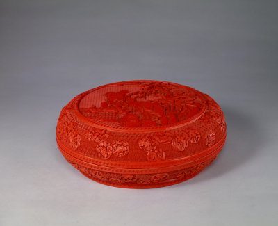 图片[1]-Carved Red Elegant Collection Treasure Box-China Archive